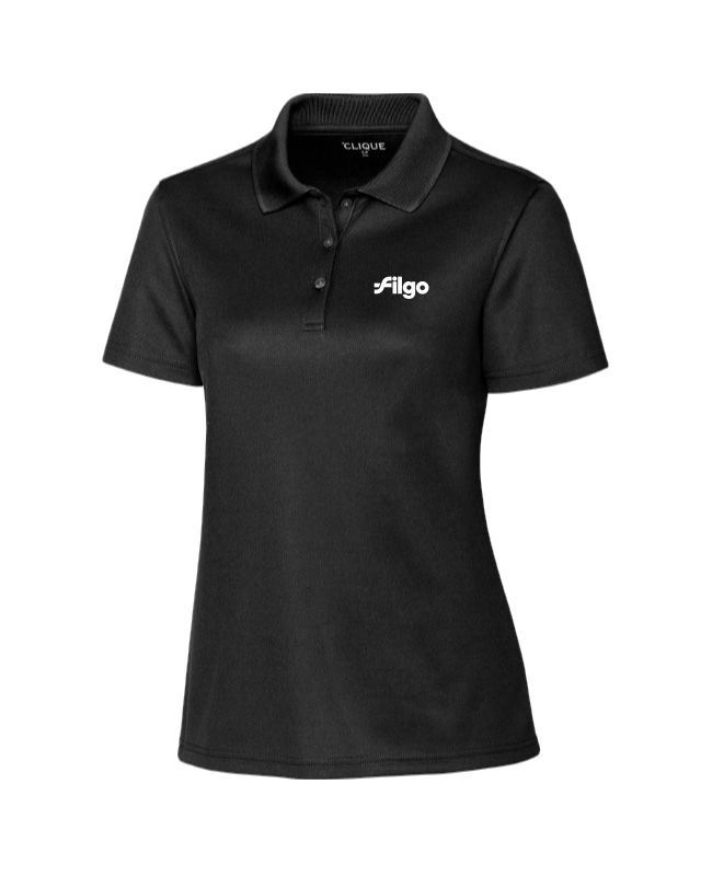 FILGO - LQK00063 Polo Spin femme (NOIR) - BR. 13538 (AVG)