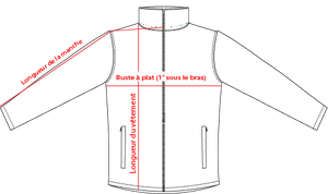 Charte de grandeur L07260 (XS à 5XL)